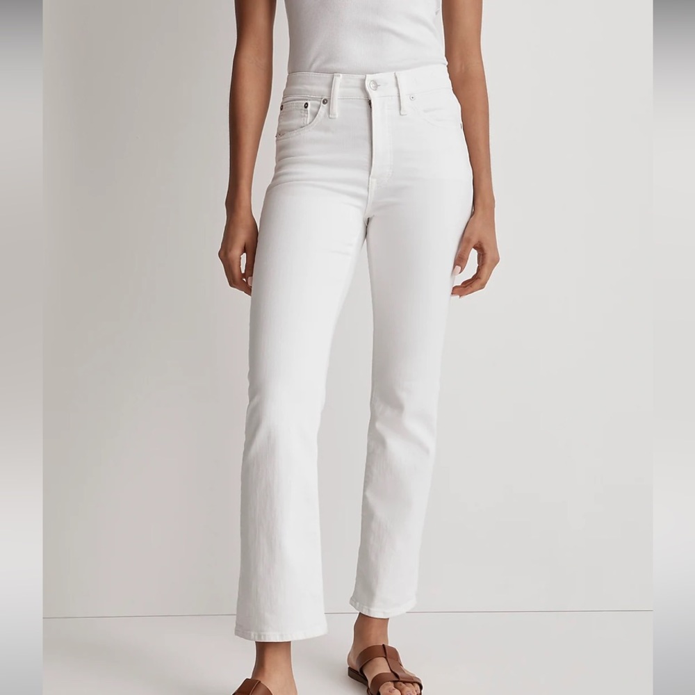Madewell mid-rise kick out jean
